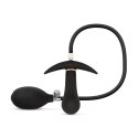 Anal Collection - Inflatable Butt Plug with Pump 8 cm - Black