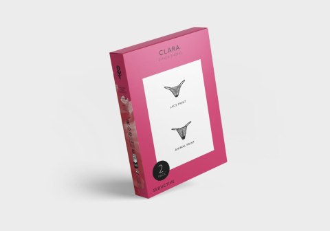 Clara 2-pak stringi S/M