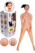 Lalka miłości, wykonana z realistycznych materiałów- ANGELINA 3D - Vibrating