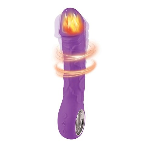Purple vibrator - 10 different modes of vibration and heating function