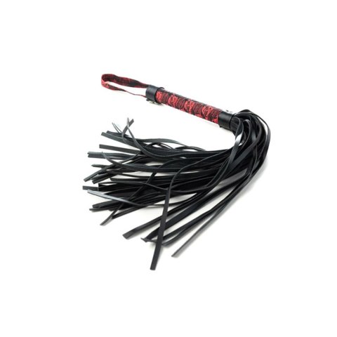 Red & black flogger