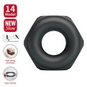 Crazy Bull Jarvius Super Soft Silicone Cock Ring - Black