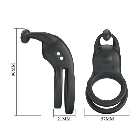 Pretty Love Goodwin Vibrating Double Penis Ring