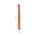 17"" King Size Realistic Slim Ultra Double Dildo