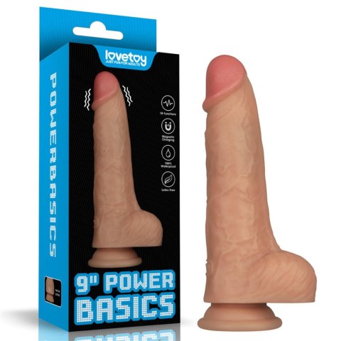 9'' Vibrating Power Basics Cock