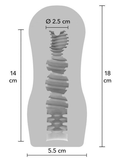 Clear Grip Vacuum Stroker