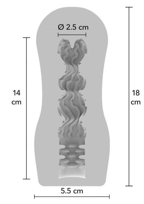 Clear Wave Vacuum Stroker