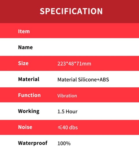 Crazy Horse Red Three-point vibration