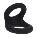 Double O Silicone Cockring - S - Black