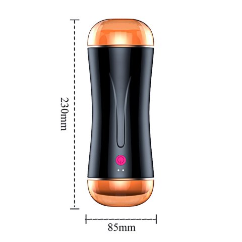 Masturbator-Vibrating Masturbation Cup USB 7 function + Interactive Function / Double Ends