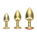 Milan Collection - Metal Anal Plug Set - Gold