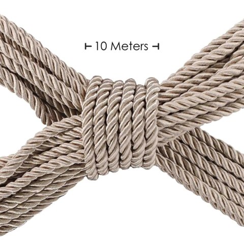 Polyester Bondage Rope - 32.8 ft / 10 m - Gold