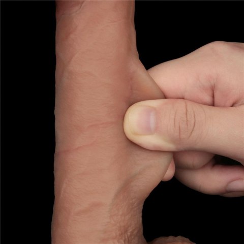 8.5'' Sliding Skin Pro Dual Layer Silicone Dong