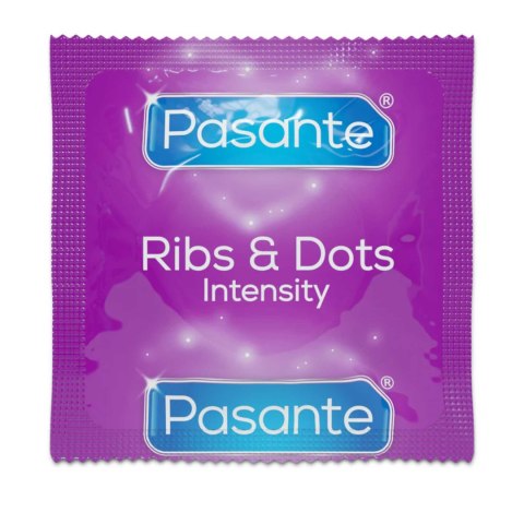 Pasante Ribs & Dots/Intensity Condoms Bulk Packs 144 pcs