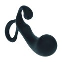 Bulb with Loop Silicone Prostate Massager - S - Black