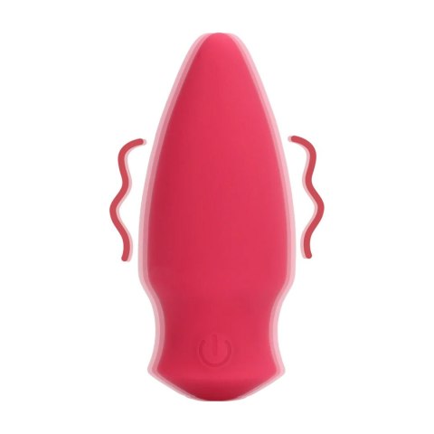Cone Shaped Bullet Vibrator - Blushing Red