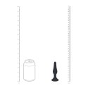 Slim Silicone Anal Plug - S - Black