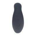 Dual Motor Remote Control Dual Motor Vibrating Liquid Silicone Prostate Stimulator - Black