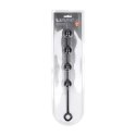 Round Silicone Anal Balls - M - 30mm - Black