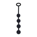 Round Silicone Anal Balls - S - 20mm - Black