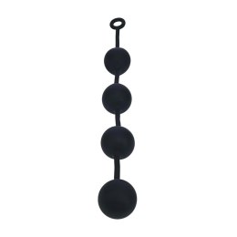 Silicone Round Anal Balls - XXL - 60mm - Black