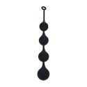 Silicone Waterdrop Anal Balls - XXL - 60mm - Black