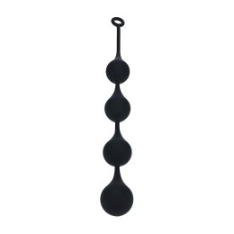 Silicone Waterdrop Anal Balls - XXL - 60mm - Black