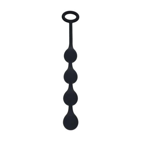Waterdrop Silicone Anal Balls - S - 20mm - Black