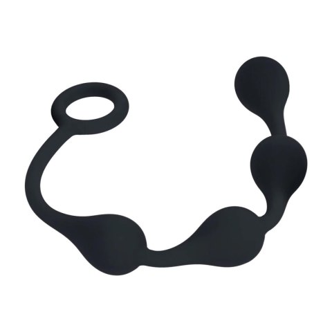 Waterdrop Silicone Anal Balls - S - 20mm - Black