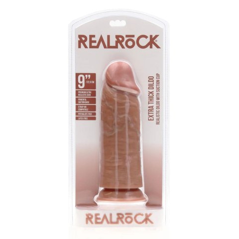 Extra Thick Straight without Balls 23 cm - Tan