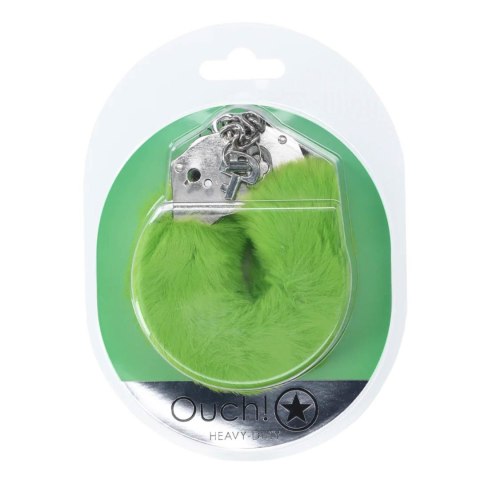 Heavy-duty Fluffy Handcuffs - Green