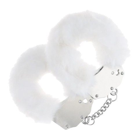 Heavy-duty Fluffy Handcuffs - White
