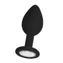 Diamond Butt Plug - Regular black