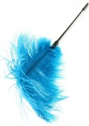 Double Feather Tickler Blue