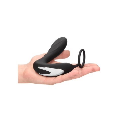 E-stim Vibrating Butt Plug Cockring