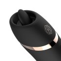 Rosy Gold - Licking Stimulator with Luxury Charging Case - Black