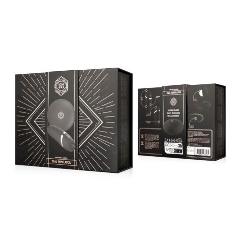 Rosy Gold - Licking Stimulator with Luxury Charging Case - Black