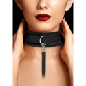 Velvet Adjustable Collar with Leash