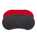 2 SATIN BLINDFOLDS CRUSHIOUS BLACK & RED