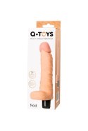 A-TOYS, Realistic vibrator, TPE, Multi-speed, 18 cm