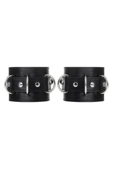 Anonymo handcuffs, PU leather, black