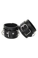 Anonymo handcuffs, PU leather, black