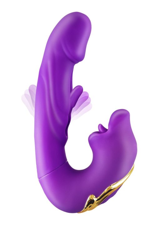 Kissy 3-in-1 Rabbit Vibrator purple