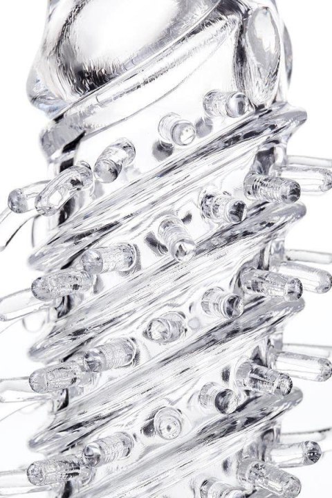 Sleeve TOYFA A-Toys Fril, with vibro bullet, TPR, transparent, 13,4 cm