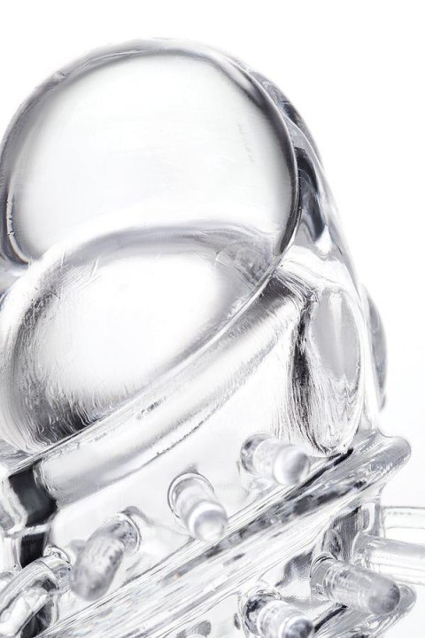 Sleeve TOYFA A-Toys Fril, with vibro bullet, TPR, transparent, 13,4 cm