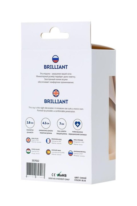 ToDo Brilliant Blue Anal Plug