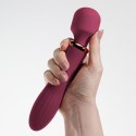 CRUSHIOUS DUAL MASSAGE WAND JINX RED WINE