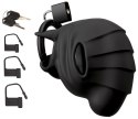 Black velvets Cock & Ball cage