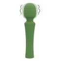 Powerful Wand Vibrator Massager with Still Handle - Green Mumba