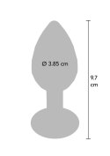 Disco Diamond Plug Large Silver